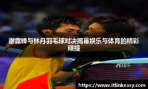 谢霆锋与林丹羽毛球对决揭幕娱乐与体育的精彩碰撞